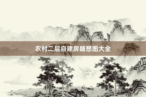 农村二层自建房瞎想图大全